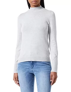 s.Oliver BLACK LABEL Bluza damska, szary, 38 - Bluzy damskie - miniaturka - grafika 1