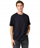 Koszulki męskie - T-shirt Wrangler SS SOLID TEE 112365120 Black S - miniaturka - grafika 1