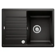 Zlewozmywaki - Blanco Zlew ZIA 45S Compact Czarny odwracalny korek auto 526008 - miniaturka - grafika 1
