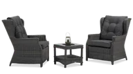 Meble ogrodowe - Zestaw wypoczynkowy TRIVENTO DUO Dark Grey - miniaturka - grafika 1