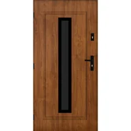 Drzwi zewnętrzne - Pantor Drzwi zewnętrzne stalowe wejściowe Nantes złoty dąb 90 lewe - miniaturka - grafika 1