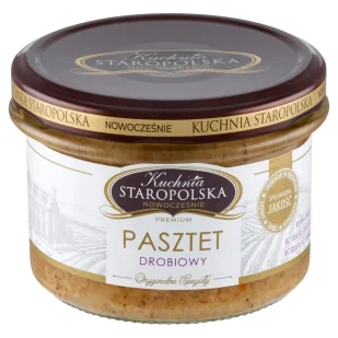 Kuchnia Staropolska Premium Pasztet drobiowy 160 g - Pasztet i przetwory mięsne - miniaturka - grafika 1