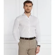 Koszule męskie - BOSS Lniana koszula H-HANK | Slim Fit - miniaturka - grafika 1