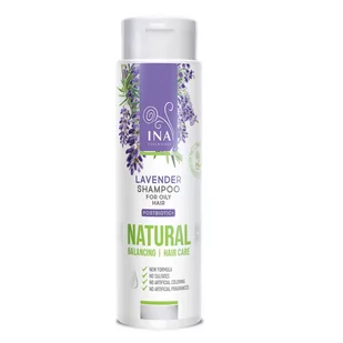 INA ESSENTIALS Lavender Shampoo naturalny szampon lawendowy do włosów przetłuszczających się 200ml - Szampony do włosów - miniaturka - grafika 1