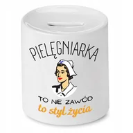 Skarbonki - Skarbonka Dla Tłumacza na Urodziny na Prezent z Nadrukiem ze Zdjęciem + Opakowanie na prezent (wzór 01) - miniaturka - grafika 1