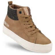Buty trekkingowe damskie - BUTY damskie BIG STAR II274145 trampki wysokie zimowe OCIEPLANE futerko 39 - miniaturka - grafika 1