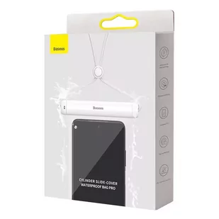 Uniwersalne etui wodoodporne Baseus Cylinder do smartfonów (białe) - Etui i futerały do telefonów - miniaturka - grafika 4