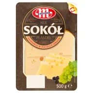 Szybkie dania obiadowe - Mlekovita Ser Sokół Dojrzewający Plastry 500G - miniaturka - grafika 1