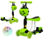 Hulajnogi - Hulajnoga dla dzieci Balansowa biedronka 3w1  - zielona - miniaturka - grafika 1