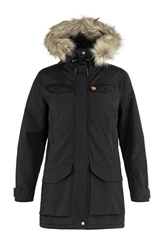 Fjallraven 86369-550 Nuuk Parka W/Nuuk Pro Parka W kurtka damska, czarna, rozmiar M