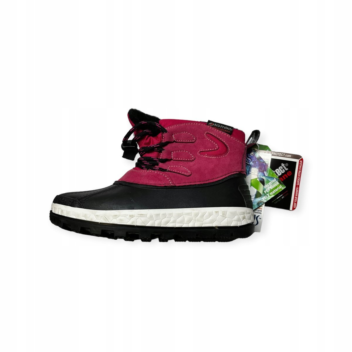 Kozaki różowe dziewczęce ALU PROTECT 30