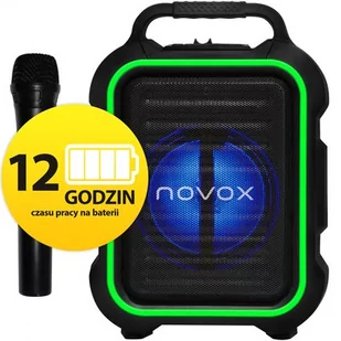 NOVOX Mobilite Czarno-zielony - Power audio - miniaturka - grafika 1