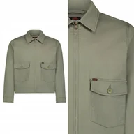 Kurtki damskie - Lee CHETOPA JACKET Olive Grove ZIELONA KURTKA KATANA NA ZAMEK REGULAR M - miniaturka - grafika 1
