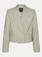 Marynarki i żakiety damskie - Vero Moda Marynarka Eli 10319629 Beżowy Cropped Fit - miniaturka - grafika 1