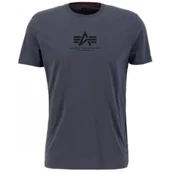 Odzież taktyczna i umundurowanie - Alpha Industries Basic T ML 118533 412 - Greyblack / Black  L - miniaturka - grafika 1