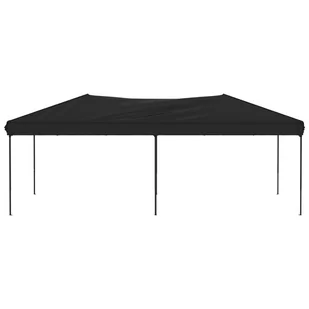 Składany namiot imprezowy, czarny, 3x6 m - Pawilony ogrodowe - miniaturka - grafika 4
