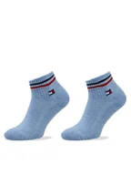 Skarpetki damskie - Tommy Hilfiger Zestaw 2 par niskich skarpet unisex 701228177 Niebieski - miniaturka - grafika 1