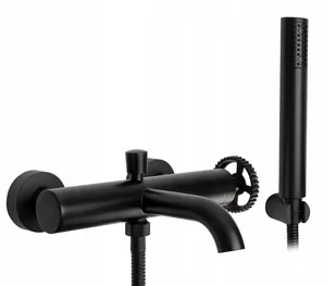 Rea Bateria wannowa VERTIGO BLACK MAT - Baterie wannowe i prysznicowe - miniaturka - grafika 1