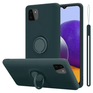 Pokrowiec Do Samsung Galaxy A22 5G w LIQUID ZIELONY Etui TPU Obudowa Ochronny Case Cover Plecki Cadorabo - Etui i futerały do telefonów - miniaturka - grafika 1