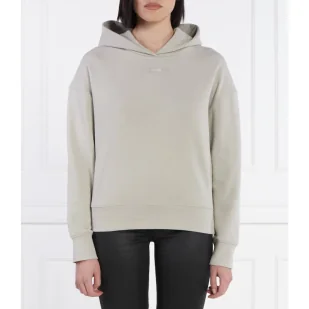 Calvin Klein Bluza Micro Logo | Regular Fit - Bluzy damskie - miniaturka - grafika 1