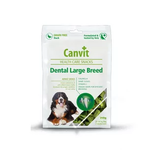 BRIT BRIT CANVIT SNACK DOG DENTAL LARGE BREED 250G - Przysmaki dla psów - miniaturka - grafika 1