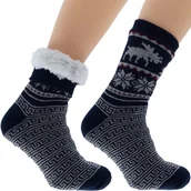 Skarpetki męskie - Wyjątkowe Męskie Skarpetki Zimowe Norweski Design 41-46 - miniaturka - grafika 1