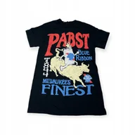 Koszulki i topy damskie - Koszulka T-shirt damski okrągły dekolt SPENCER'S PABST BLUE RIBBON S - miniaturka - grafika 1