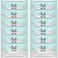 Chusteczki nawilżane - ﻿Luba Tuli Chusteczki Nawilżane dla Dzieci z Aloesem 12 x 60 Sztuk - miniaturka - grafika 1