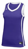 Koszulki i topy damskie - Koszulka damska treningowa Nike Air Jordan Dri-FIT AT0540-546 R.M FIOLETOWA - miniaturka - grafika 1
