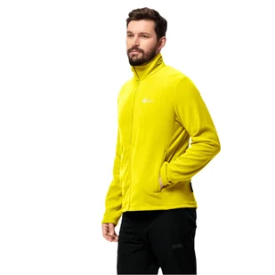 Męska bluza polarowa Jack Wolfskin TAUNUS FZ M Firefly - S - Bluzy męskie - miniaturka - grafika 1