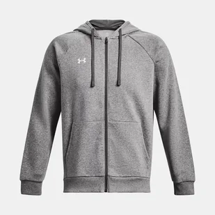 Bluza męska Under Armour Rival Fleece FZ Hoodie - Bluzy sportowe męskie - miniaturka - grafika 1