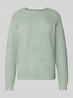 Swetry damskie - Sweter z dzianiny o kroju regular fit z raglanowymi rękawami model ‘RICA’ - miniaturka - grafika 1