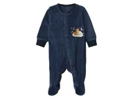 Pajacyki dla niemowląt - Lupilu Pajacyk niemowlęcy z biobawełną Granatowy 74/80 - miniaturka - grafika 1