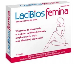 EXELTIS Lacibios femina x 10 kaps - Układ moczowy i płciowy - miniaturka - grafika 1