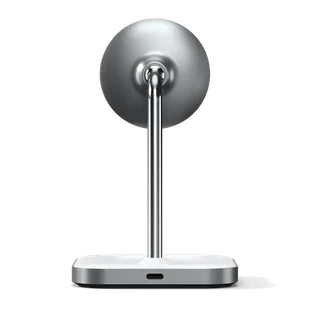 Satechi Ładowarka Indukcyjna 2w1 - Srebrna - Ładowarki do telefonów - miniaturka - grafika 3