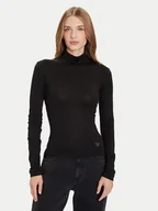 Swetry damskie - Guess Golf W4BP14 KCGM2 Czarny Slim Fit - miniaturka - grafika 1