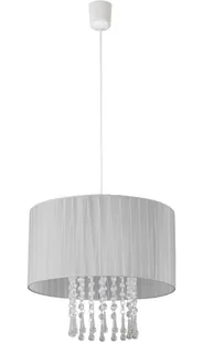Lampex Klasyczna Lampa Wisząca Wenecja Popiel 153/1 POP - Lampy sufitowe - miniaturka - grafika 1