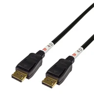 Kable - DELTACO DP40-1015 KABEL DISPLAYPORT, DP 2.1, DP40, 1,5M - miniaturka - grafika 1