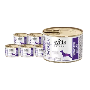 4Vets Dog Gastro Intestinal 6x185g - Mokra karma dla psów - miniaturka - grafika 1