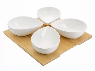 Miseczki do dipów Adria łezka kpl 4 szt. na podstawce 15cm Florina - Miski i półmiski - miniaturka - grafika 1