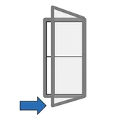 Gabloty - B2B Partner Zewnętrzna gablota jednodrzwiowa, 550 x 400 mm H 40 2 400x550 - miniaturka - grafika 1