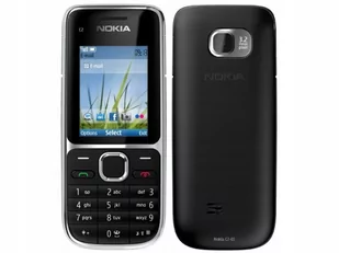 Nokia C2 C2-01 Czarny - Telefony komórkowe - miniaturka - grafika 1