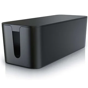 Organizer kabli biurkowy podłogowy pojemnik pudełko na kable listwy Alogy Box L 40cm duży Czarny - Części i akcesoria do laptopów - miniaturka - grafika 11