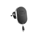 Uchwyty samochodowe do telefonów - SBS SnapCharge 15W Czarny - miniaturka - grafika 1