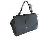 Torebki damskie - Torebka Damska, Miejska Mała Listonoszka Na Ramię, Kolor Szary - miniaturka - grafika 1