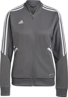 Bluzy damskie - Bluza damska adidas Condivo 22 Track Jacket Full Zip szaro-biała HD2280-XS - miniaturka - grafika 1