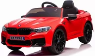 Pojazdy elektryczne dla dzieci - Auto na akumulator BMW M5 Z FUNKCJĄ DRUFTU CZERWONY (SX2118) - miniaturka - grafika 1