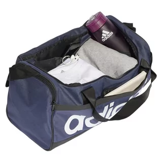 Torba adidas Linear Duffel S (kolor granatowy) - Torby sportowe - miniaturka - grafika 4