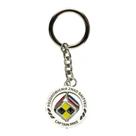 Breloki - Brelok do kluczy zawieszka Pozdrowienia Znad Bałtyku kostka obracana Captain Mike - miniaturka - grafika 1