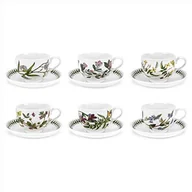 Serwisy do kawy i herbaty - Portmeirion Botanic GardenTradtional Shape Breakfast Cup and Saucer, Set of 6 Assorted Motifs BG04557 - miniaturka - grafika 1
